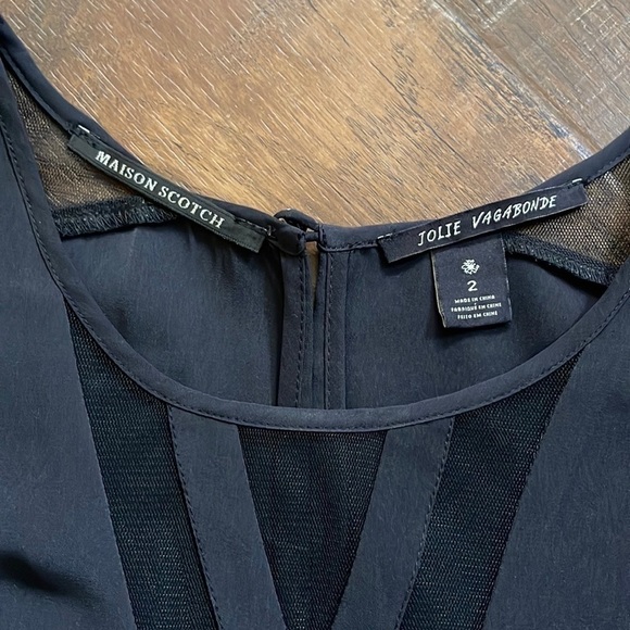 Maison Scotch Jolie Vagabonde Sleeveless Top Size 2 - Picture 2 of 5